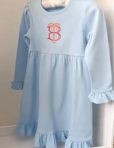 <span class=keywords><strong>Vestito</strong></span> da bambina a maniche lunghe bianco con volant, 100% cotone, ricamo <span class=keywords><strong>zucca</strong></span> e tacchino, per il Giorno del Ringraziamento, abbigliamento per bambini 2026 - Product Image 6