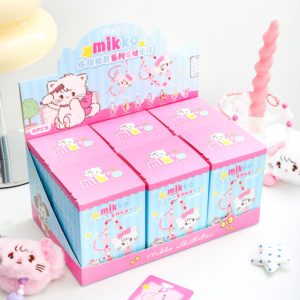 Série de porte-clés en peluche Mikko Blind Box, jouet surprise de collection pour les passionnés, lot complet de 6 en gros - Product Image 3