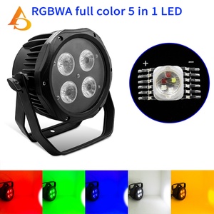 Kit de 4 Focos LED Par con Controlador DMX, Luz Par LED 5 en 1 de 80W, Resistente al Agua - Product Image 6