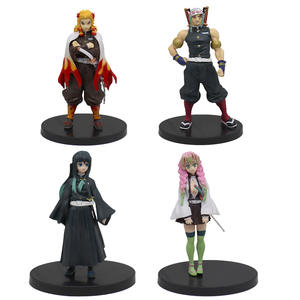 Figurines de démon Slayer japonais, lot de 9 pièces de 17cm, décoratifs, d'action, vente en gros - Product Image 5