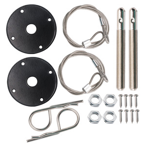 Cerradura de capó de coche Hoso Racing, universal, de acero, tipo tirador, invisible, kit de cerradura de capó delantero para actualización y reequipamiento. - Product Image 2