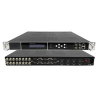 Récepteur IP pour Gateway FTA DVB-S2 DVB-C DVB-T ATSC ISDB-T avec décodage BISS, montage en rack, garantie 5 ans