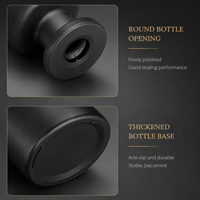 Diffuseur d'aromathérapie en verre rond de luxe 50ml/100ml/150ml/250ml avec bouchon en polymère, boîte d'emballage personnalisée avec logo