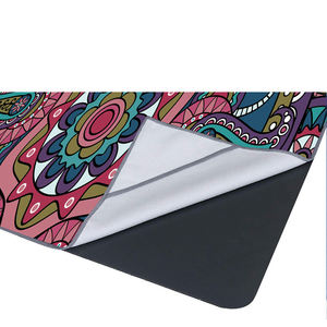 <span class=keywords><strong>Serviette</strong></span> de yoga antidérapante en microfibre avec impression numérique, épaisse et absorbante, pour le yoga chaud et le Pilates - Product Image 3