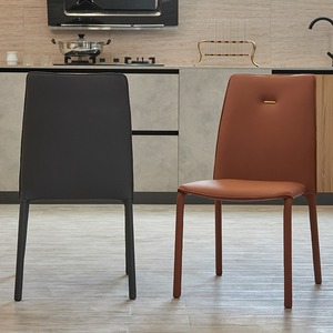 Bilido <b>Stackable</b> <b>Dining</b> <b>Chairs</b> Simple Backrest Luxury Hotel Stools for Apartment Furniture Restaurant Kitchen Living Room - Product Image 4