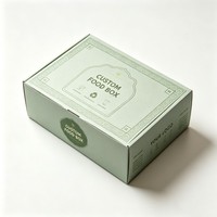 Boîte d'expédition en carton ondulé personnalisée pour l'emballage alimentaire, boîte pliante pour plats à emporter