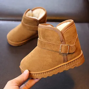 2022 inverno nuove scarpe per bambini bambino velluto di cotone addensare bambini stivali da neve caldo antiscivolo ragazzi ragazze