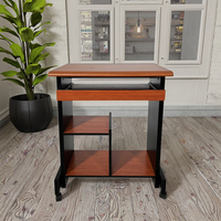 Ekintop Prix Usine Table d'Écriture Mobilier de Bureau Commercial Rangement Bois Ignifuge Ordinateur Bureau Réglable