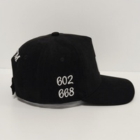 Casquette de baseball en daim à 5 panneaux avec technologie de broderie 3D, logo personnalisable, vente directe d'usine et vente en gros