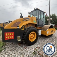 Compacteur routier d'occasion 223J, rouleau vibratoire monocylindre, moteur Weichai 132KW, moteur et pompe en parfait état