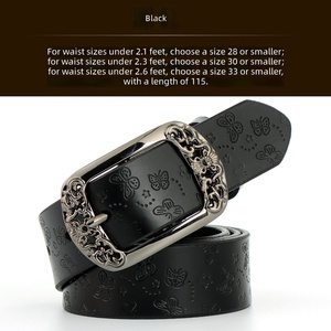 <span class=keywords><strong>Cintura</strong></span> in Pelle Stampata Vintage da <span class=keywords><strong>Donna</strong></span>, Design di Lusso, Fibbia in Metallo Intagliato Retrò, <span class=keywords><strong>Cintura</strong></span> <span class=keywords><strong>Bordeaux</strong></span> per Jeans e Abiti, Uso Quotidiano - Product Image 4