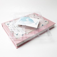 Calendrier de l'Avent Mystère Rose de Noël 12 Jours pour Couples, Boîte Cadeau Surprise avec Revêtement UV et Gaufrage, Utilisable comme Cadre Photo