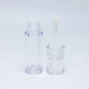 Nuevo en Stock: Envase Transparente Redondo de 8ML/7ML para Brillo Labial, Tubo Vacío con Aplicador de Brocha Grande, Botella de Plástico para Brillo Labial Sin Logotipo - Product Image 5