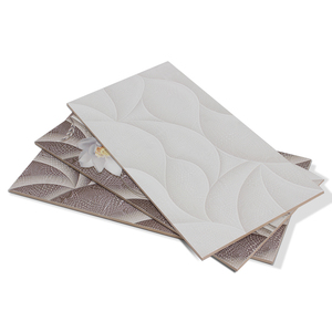 중국 수출 300x600mm 흰색 유약 욕실 세라믹 벽 및 바닥 타일 - Product Image 6