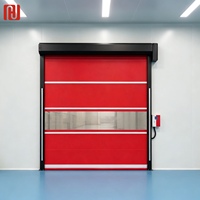 Porte à enroulement automatique industrielle Hengjie, porte rapide en PVC, porte à enroulement rapide avec taille personnalisable, économie d'énergie