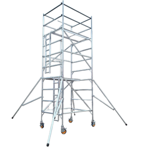 Torre de Andamio de Aluminio sin Mantenimiento, Montaje Rápido, Altura Ajustable, Soldaduras Lisas, Alta Reventa para Alquiler Industrial - Product Image 2