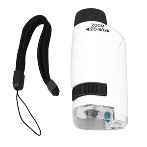 Cadeau d'anniversaire pour enfant, microscope biologique à lumière LED 60X-120X, jouets éducatifs, microscope numérique portable pour enfants - Product Image 1