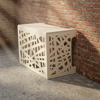Cache-climatiseur en aluminium perforé de style européen avec panneau en métal découpé au laser, nouveau design, pièce pour systèmes CVC