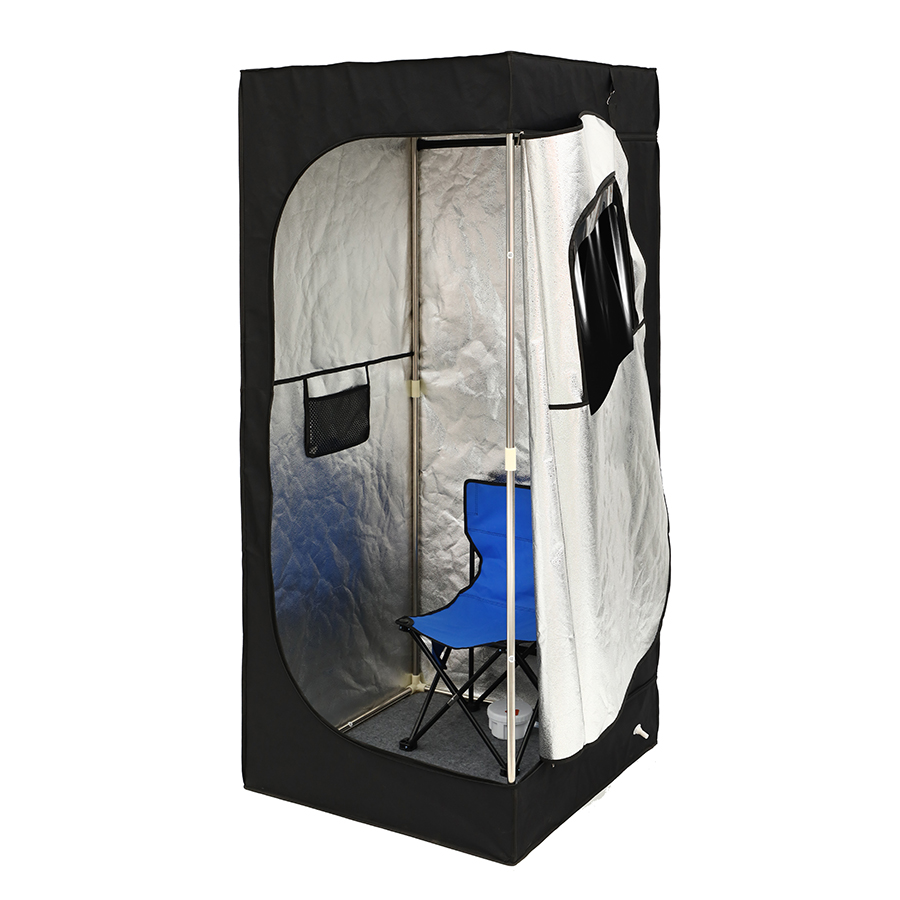 Indoor Foldable Sauna Portable Spa Slimming Wet Sauna Box Full Size Steam Tent Sauna with Steamer
