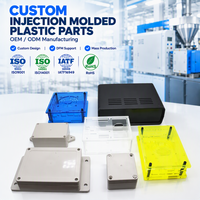 Boîtiers électriques en plastique sur mesure de grande taille, boîtiers électriques multi-plastiques ABS PVC PC Nylon, protection IP65, boîte de jonction électrique