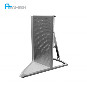 Barrière de concert en aluminium AEOMESH, très vendue |   Prix d'usine flexible, fabriqué à Guangzhou pour les scènes scolaires et le contrôle des foules - Product Image 2