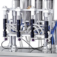 Machine de remplissage de parfum facile à utiliser avec 4 buses, remplisseur d'huile parfumée sous vide avec écran PLC
