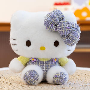 <span class=keywords><strong>Peluche</strong></span> Anime <span class=keywords><strong>di</strong></span> Alta Qualità 20cm, Gattino con Vestito Floreale, Imbottito con Cotone PP, Adatto per Distributori Automatici - Product Image 6