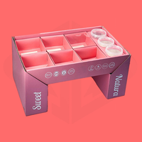 Boîte pliante personnalisée avec logo imprimé, boîte à gâteaux aux fruits pour le thé de l'après-midi, boîte de présentation pour traiteur, plateau de présentation