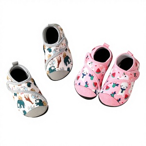 Conjuntos de Meias-Sapatilha de Desenho Animado para Primavera, Antiderrapantes e Respiráveis para Uso Interno, à Prova de Frio para Bebês, Unissex, para Crianças Maiores, para Fitness e Pular Corda - Product Image 1