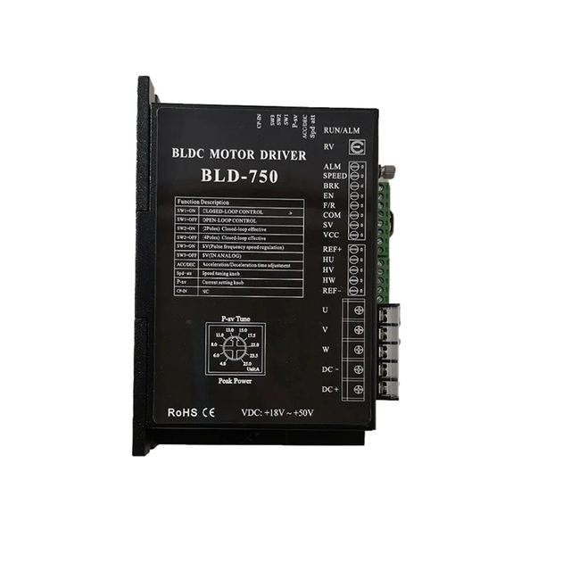 24V 36V 48V BLDC Motor Driver Controller 750W 18V-50V DC Motor Driver BLD-750