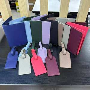 Luxury PU Leather <strong>Travel</strong> <strong>Wallet</strong> and Passport Cover Set Stylish Groomsman Bridesmaid Gift <strong>Personalised</strong> <strong>Travel</strong> Passport Holder - Product Image 6