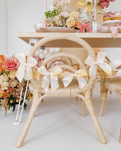Silla Infantil de Ratán Moderna Hecha a Mano de Lujo con Características de Seguridad para Decoración de Fiestas de Cumpleaños, Accesorios de Fotografía, Muebles para Eventos - Product Image 5