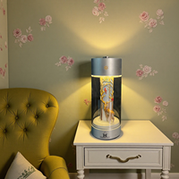 Lanterne portable artistique sculpturale en forme de cerf de la forêt, style Noël, avec batterie rechargeable, lumière LED nocturne étanche et à intensité variable
