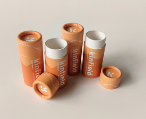 Tube en papier transparent biodégradable écologique, contenant de rouge à lèvres fait à la main, recyclable, impression évanescente, emballage compétitif - Product Image 1