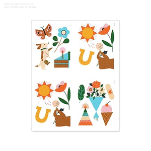 Fureger con <span class=keywords><strong>Sellos</strong></span> Perforados Coleccionables Baratos en Inglés, Recuerdos 2023, Libros 'Thinking of You', Etiquetas de <span class=keywords><strong>Sellos</strong></span> <span class=keywords><strong>Antiguos</strong></span> Permanentes - Product Image 6