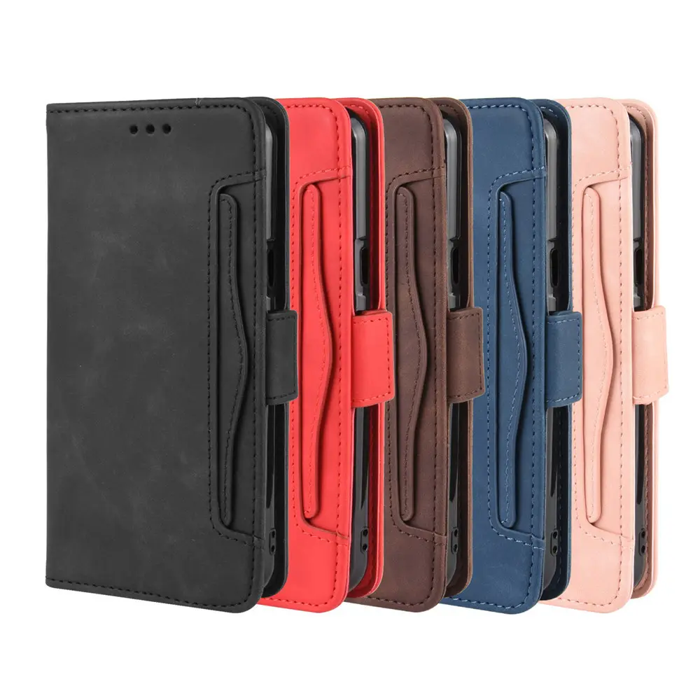 Multi Function Multi Card Slot Detachable Wallet Phone Case Leather Cover For UMIDIGI F 1 2 Play/Power 3 5/S5 Pro/X