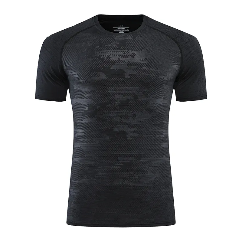 Plain T Shirts Dry Fit Fitness Gym Shirt Custom Logo Sports Casual Shirt For Men Short Sleeve Slim Fit