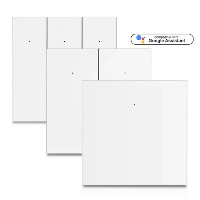 For Tuya WiFi Smart Switch for Wall Light Alexa Control Durable Push Button Zigbee Remote 10A Max 240V for EU UK Home Smart Life
