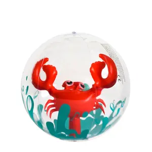 Disesuaikan bola laut tiup bola pantai PVC bola pantai ramah lingkungan mainan tiup anak-anak