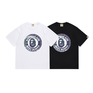 <span class=keywords><strong>Camiseta</strong></span> de punto 100% algodón de 280 g para <span class=keywords><strong>hombre</strong></span>, corte regular, cuello redondo, <span class=keywords><strong>manga</strong></span> corta, con estampado de logotipo de dibujos animados de gorila 1.2Formal. - Product Image 4