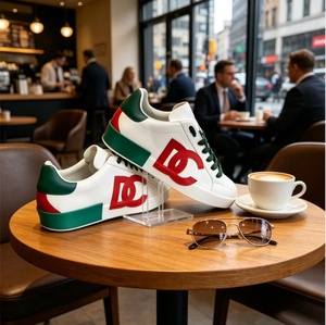 2026 Baskets de créateur originales de qualité supérieure pour dropshipping, en cuir respirant de luxe, idéales pour le sport et l'extérieur, confortables - Product Image 1
