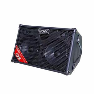 Amplificateur acoustique professionnel en métal pour busker BP60D 120W, alimenté par batterie, avec 2 micros pour sonorisation vocale - Product Image 1