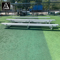 Tribunes mobiles d'extérieur intelligentes pour stades sportifs, tribunes en aluminium démontables et transportables, sièges de tribunes, bancs de tribunes, gradins en aluminium