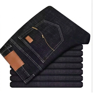 Jeans para <span class=keywords><strong>Hombre</strong></span>, Nueva Colección de Importación, Lavado Medio, para Todas las Temporadas, Corte <span class=keywords><strong>Slim</strong></span> <span class=keywords><strong>Fit</strong></span> Recto, Casual - Product Image 6