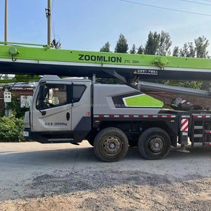 Grue sur camion Zoomlion d'occasion 50T, équipement de levage mobile avec composants essentiels moteur et pompe, engins de construction - Product Image 2