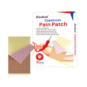 Venta al por mayor de fábrica: Parche de Capsicum Chino 8x13cm, Adhesivo Médico para Alivio del Dolor de Espalda, Parche Poroso de Pimienta para el Dolor Corporal Enokon - Product Image 1