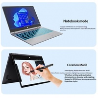 Nouvel Ordinateur Portable YOGA 2-en-1 Intel 13 pouces N100 Léger SSD Windows 10/11 avec Graphiques Intégrés 1920x1080 pour l'Export