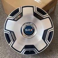 Nouvelles jantes en alliage d'aluminium forgé monobloc SRX 16-24 pouces, design concave 25 mm ET, finition noir mat, pour voitures de tourisme haut de gamme