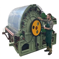 Nouvelle machine à carder automatique motorisée pour fibres de laine non tissées, modèle 110~380V, marque JIANG YU, 200-300KG/H, garantie 1 an