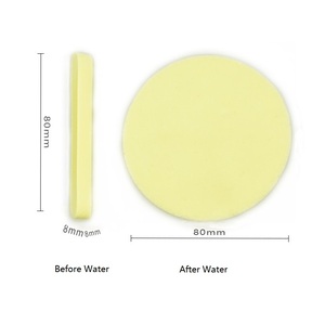 Dùng Một Lần Salon Vẻ Đẹp Trên Khuôn Mặt Sữa Rửa Mặt Miếng Bọt Biển Nền Tảng Make-up <span class=keywords><strong>Cotton</strong></span> Du Lịch Xách Tay Nén Sọc Bọt Biển - Product Image 3